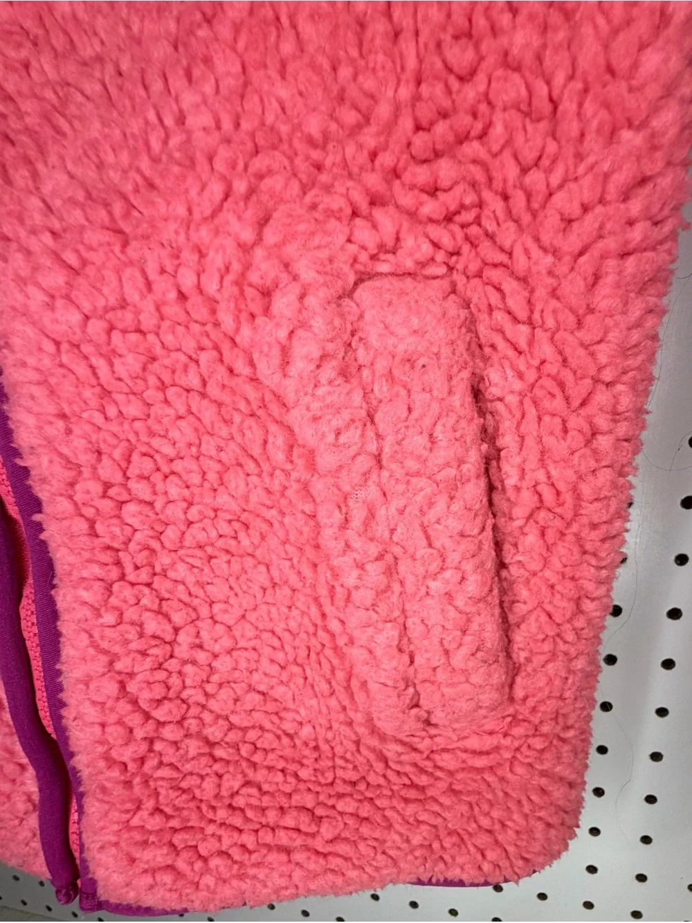 Hanna Andersson Thick Sherpa Fleece Hooded Jacket Pink Size 130 / US 8